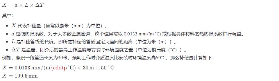 波纹补偿器的补偿量怎么计算(图2)